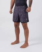 Kingz night camo grappling shorts -grey